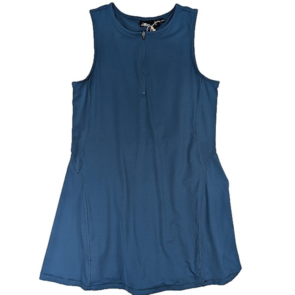 NEW Crane Tennis Pickleball Dress Womens L Blue Country Club Sporty Athleisure
